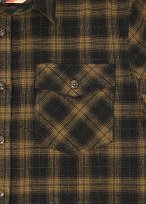 Men's Wildlife Adventure Flannel Plaid Shirt