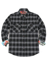 Men's Wildlife Adventure Flannel Plaid Shirt