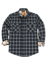 Men's Wildlife Adventure Flannel Plaid Shirt