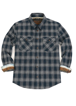 Men's Wildlife Adventure Flannel Plaid Shirt