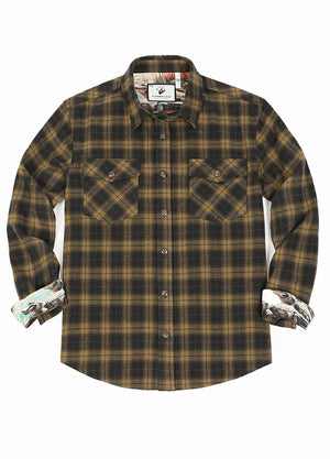 Men's Wildlife Adventure Flannel Plaid Shirt