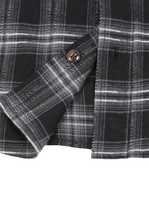 Men's Wildlife Adventure Flannel Plaid Shirt