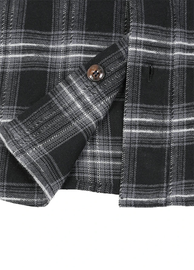 Men's Wildlife Adventure Flannel Plaid Shirt