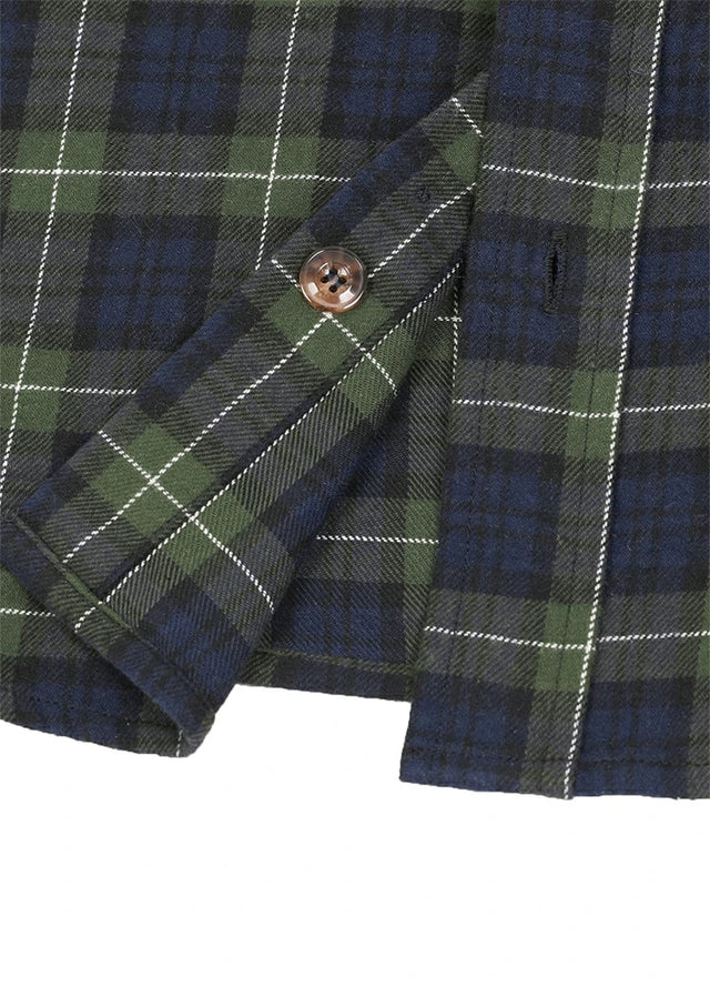 Men's Wildlife Adventure Flannel Plaid Shirt