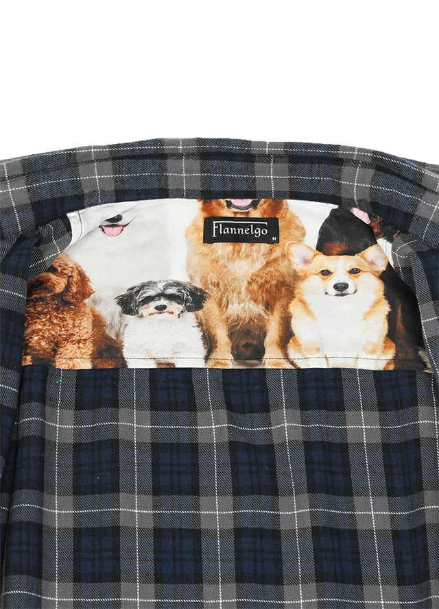 Men's Wildlife Adventure Flannel Plaid Shirt