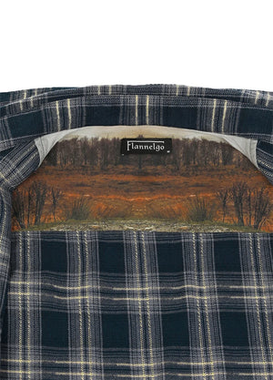 Men's Wildlife Adventure Flannel Plaid Shirt