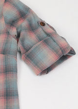 Women's Wildlife Adventure Flannel Plaid Shirt