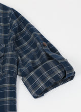 Women's Wildlife Adventure Flannel Plaid Shirt