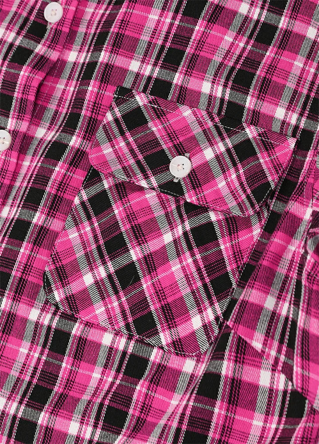 Women's Wildlife Adventure Flannel Plaid Shirt