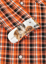 Women's Wildlife Adventure Flannel Plaid Shirt