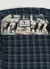 Women's Wildlife Adventure Flannel Plaid Shirt