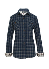 Women's Wildlife Adventure Flannel Plaid Shirt