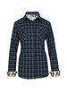 Women's Wildlife Adventure Flannel Plaid Shirt