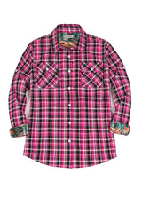 Women's Wildlife Adventure Flannel Plaid Shirt