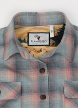 Women's Wildlife Adventure Flannel Plaid Shirt