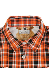 Women's Wildlife Adventure Flannel Plaid Shirt