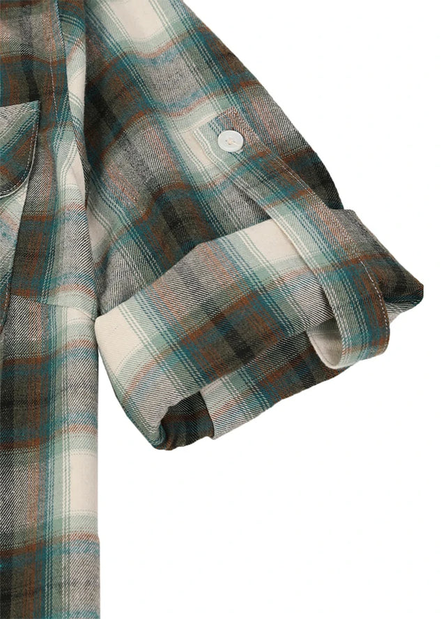 Women's Wildlife Adventure Flannel Plaid Shirt
