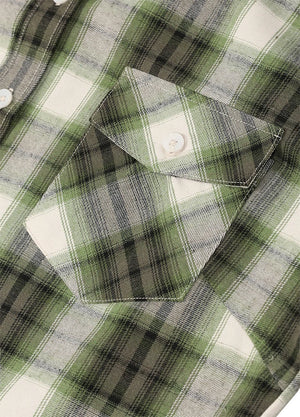 Women's Wildlife Adventure Flannel Plaid Hooded Shirt