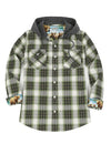 Women's Wildlife Adventure Flannel Plaid Hooded Shirt