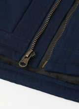 Men's Arctic Quilted Lined Washed Rugged Duck Canvas Work Vest,Zip Up