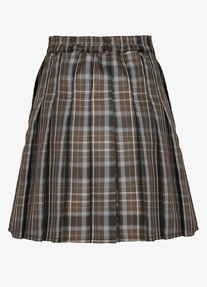 Women's Nocturne High-Waisted Plaid Pleated Mini Skirt