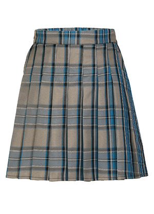 Women's Somnia High-Waisted Plaid Pleated Mini Skirt