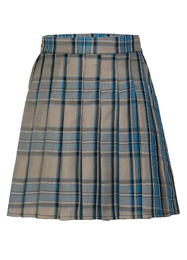 Women's Somnia High-Waisted Plaid Pleated Mini Skirt