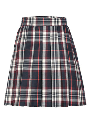 Women's Nocturne High-Waisted Plaid Pleated Mini Skirt