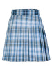 Women's Somnia High-Waisted Plaid Pleated Mini Skirt
