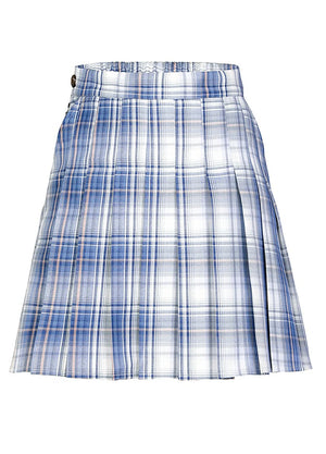 Women's Somnia High-Waisted Plaid Pleated Mini Skirt