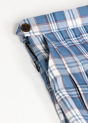 Women's Somnia High-Waisted Plaid Pleated Mini Skirt