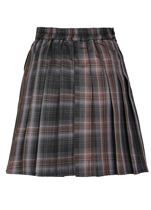 Women's Nocturne High-Waisted Plaid Pleated Mini Skirt