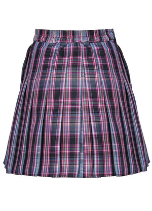 Women's Nocturne High-Waisted Plaid Pleated Mini Skirt