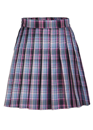 Women's Nocturne High-Waisted Plaid Pleated Mini Skirt