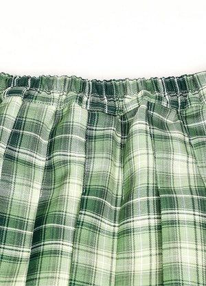 Women's Somnia High-Waisted Plaid Pleated Mini Skirt