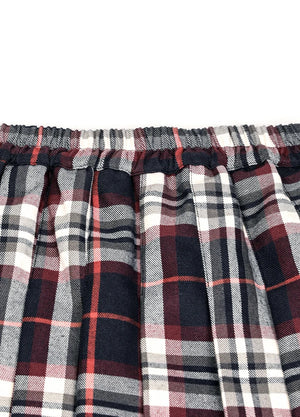Women's Nocturne High-Waisted Plaid Pleated Mini Skirt