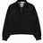 Front view of black men's vintage corduroy jacket 