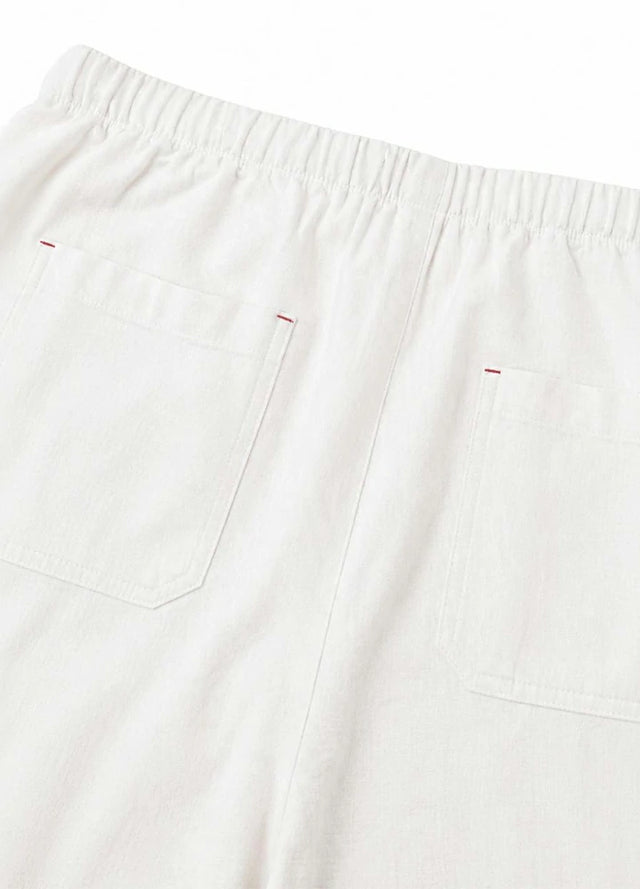 Men’s Linen Blend Pull-On Beach Pants, Relaxed Fit