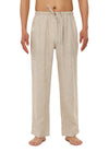 Men’s Linen Blend Pull-On Beach Pants, Relaxed Fit