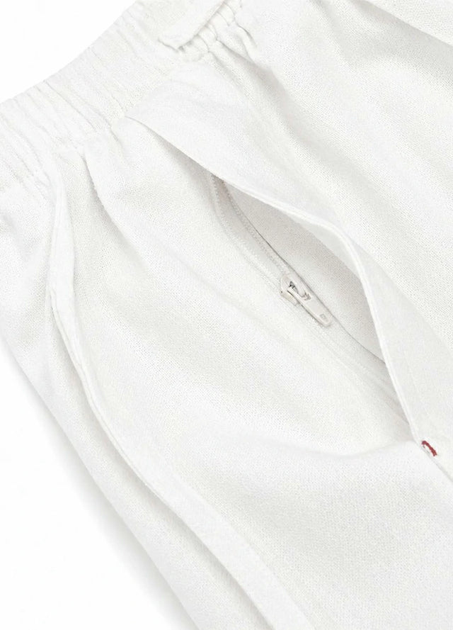 Men’s Linen Blend Pull-On Beach Pants, Relaxed Fit