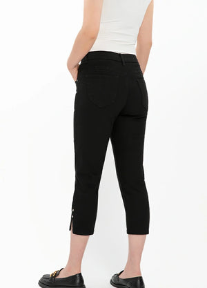 Women's Slim Straight Stretch Cropped Pants