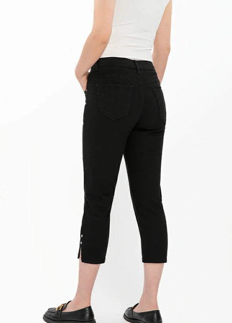 Women's Slim Straight Stretch Cropped Pants