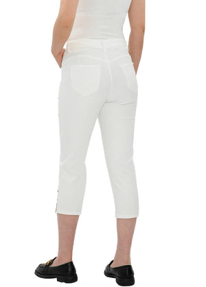 Women's Slim Straight Stretch Cropped Pants