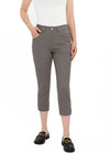 Women's Slim Straight Stretch Cropped Pants