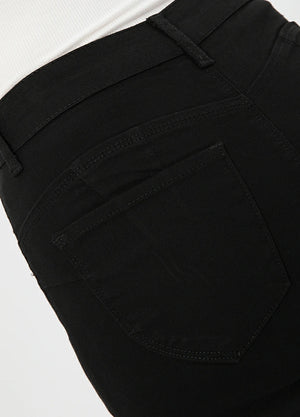 Women's Slim Straight Stretch Cropped Pants