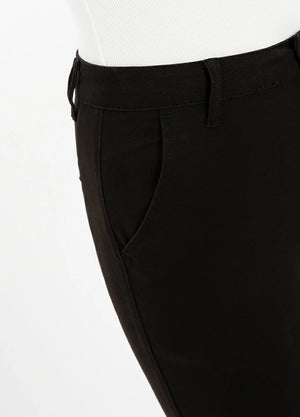 Women's Summer Solid Stretch Bermuda Shorts, 10 inch