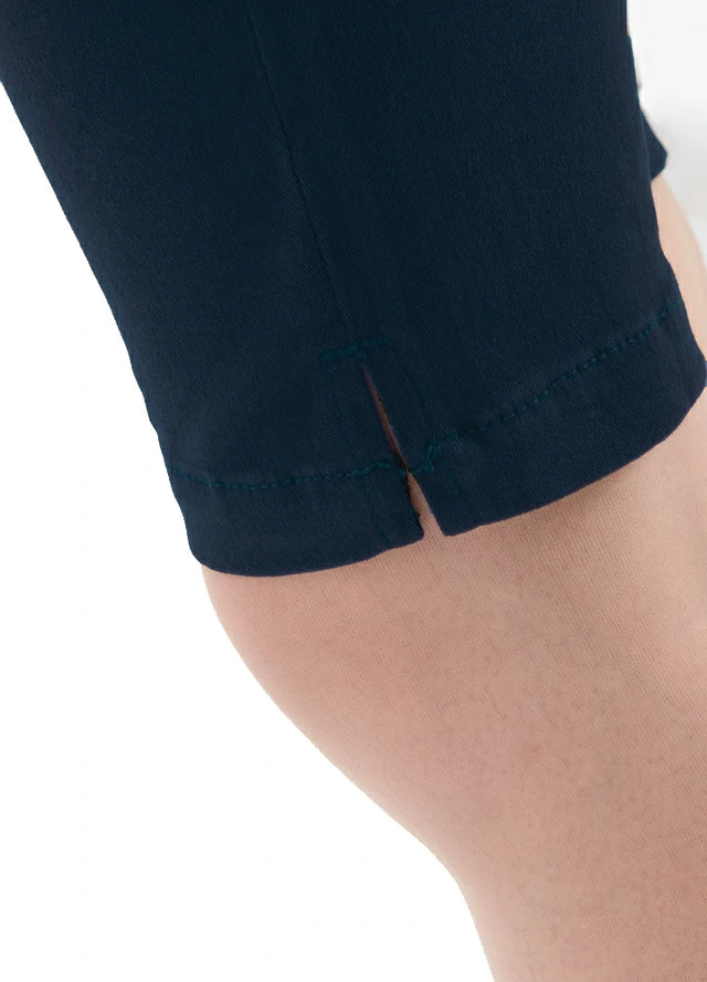 Women's Summer Solid Stretch Bermuda Shorts, 10 inch