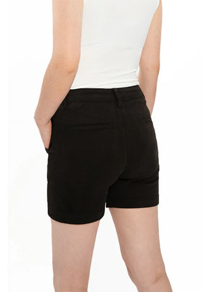 Women's Summer Casual Solid Chino Shorts, 4 Inch