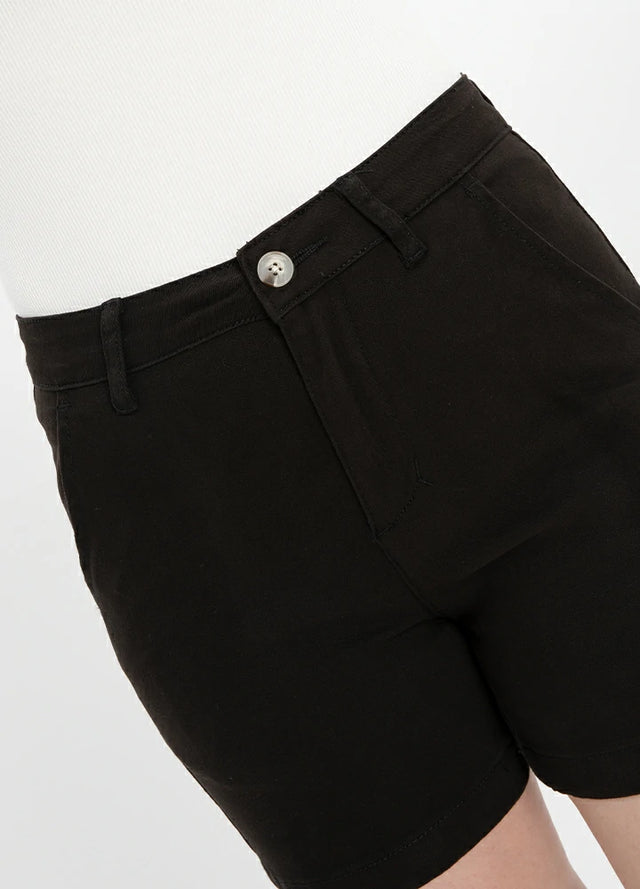 Women's Summer Casual Solid Chino Shorts, 4 Inch