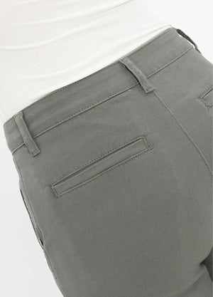 Women's Summer Casual Solid Chino Shorts, 4 Inch